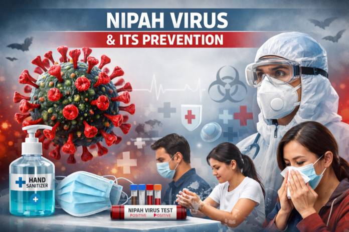 ipah virus prevention and symptoms infographic